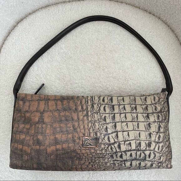 Roberto Cavalli Freedom Animal Print Baguette Purse Bag - Picture 1 of 10